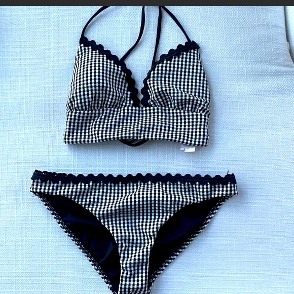 Shoshanna Other - Shoshanna swimwear gingham bikini size LG